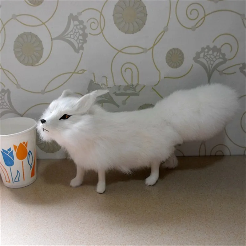 Креативные подарки на день Святого Валентина реалистичные поделки с белой лисой