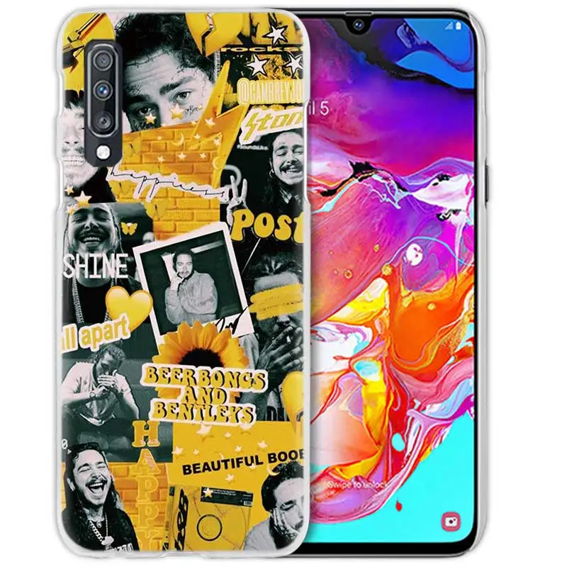 09 Post Malone чехол для samsung Galaxy A50 A70 A80 A20e A60 A40 A30 A20 A10 A8 A6 плюс A9 A7 Жесткий PC певцов чехол для телефона чехол - Color: 09