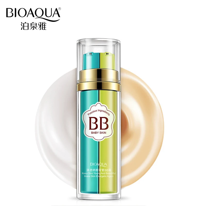 Бренд BIOAQUA двухцветный BB крем Жидкая основа для макияжа увлажняющий консилер