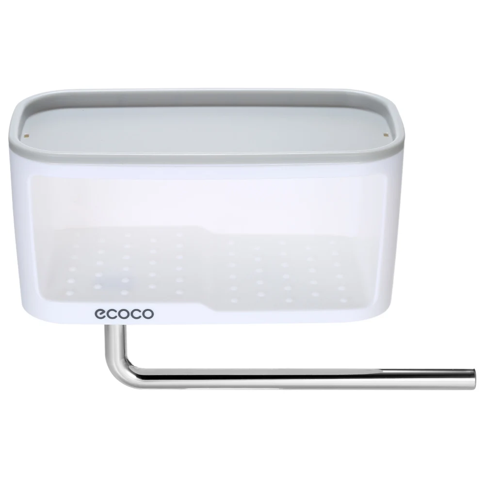 Ecoco настенный кухня коробка для хранения с полотенца бар ролл держатель бумаги