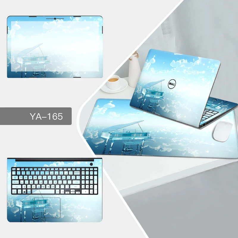 Ноутбук стикеры мышь Pad наборы для ухода за кожей кожи Dell xps 15 9550/11 3162/17 5759/xps