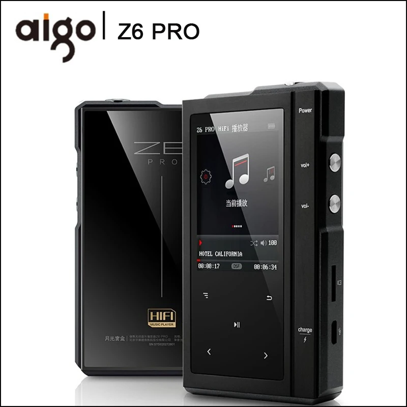 Moonlight Z6 PRO Hi fi MP3-плеер Hi-res без потерь Музыкальный плеер DSD DAC Hifi плеер сенсорный экран портативный Flac плеер Mp3
