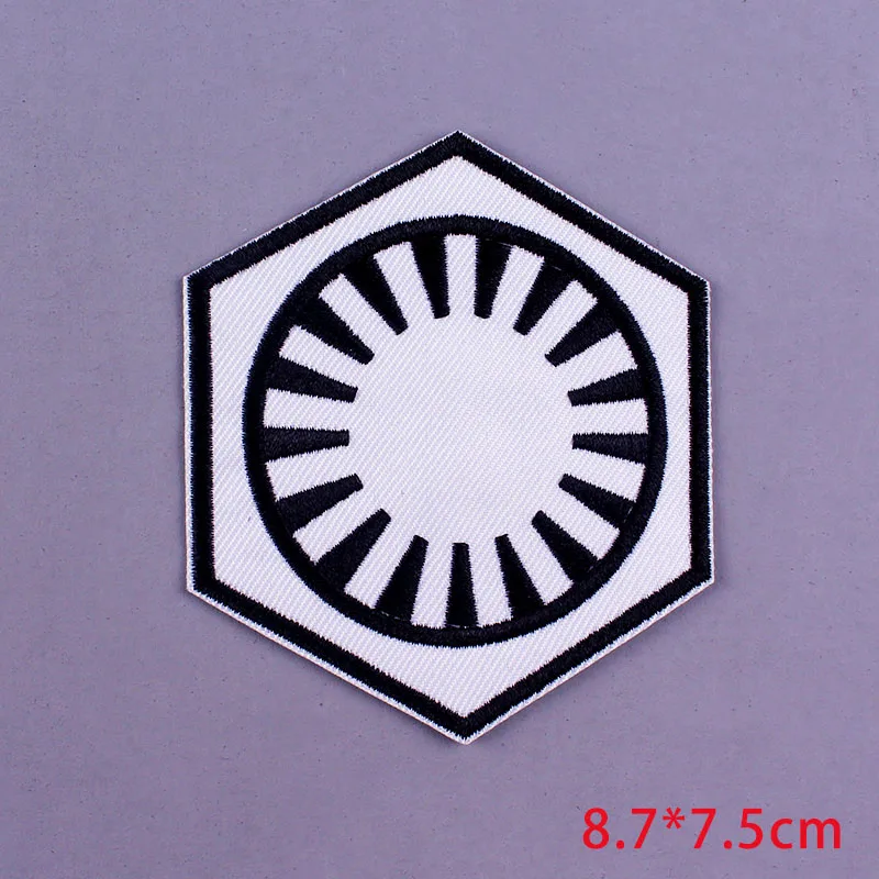 Прайна Advance Attack Patch Вышитые железные нашивки для одежды гигантская команда исследований аппликация крыло аниме-наклейки F - Color: 4465c