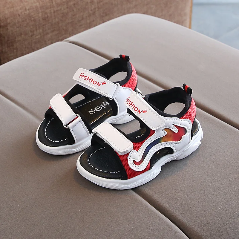 2019 г. новые летние сандалии для маленьких девочек повседневная обувь с надписью