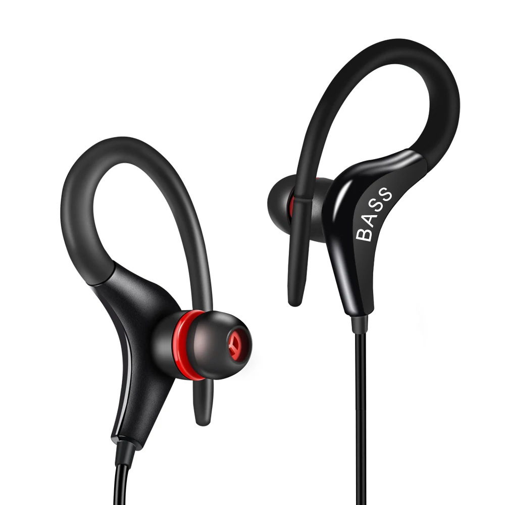 Gsdun бренд Наушники Спорт наушников Корпус гарнитура Шум изоляции HD Hi-Fi Бег