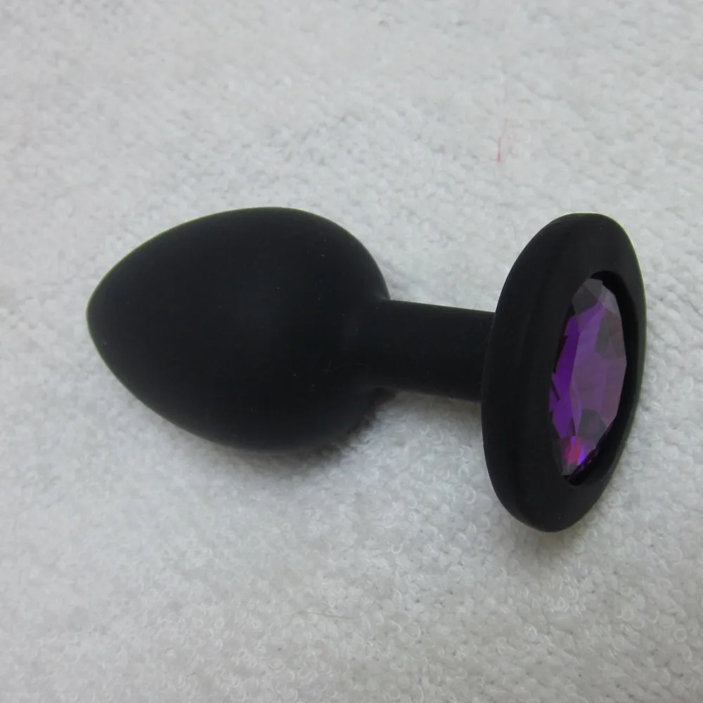 Couple Sexy Toys Anal Plug Crystal Colour Silica Gel Backyard Hitch Men Woman Adult Products |