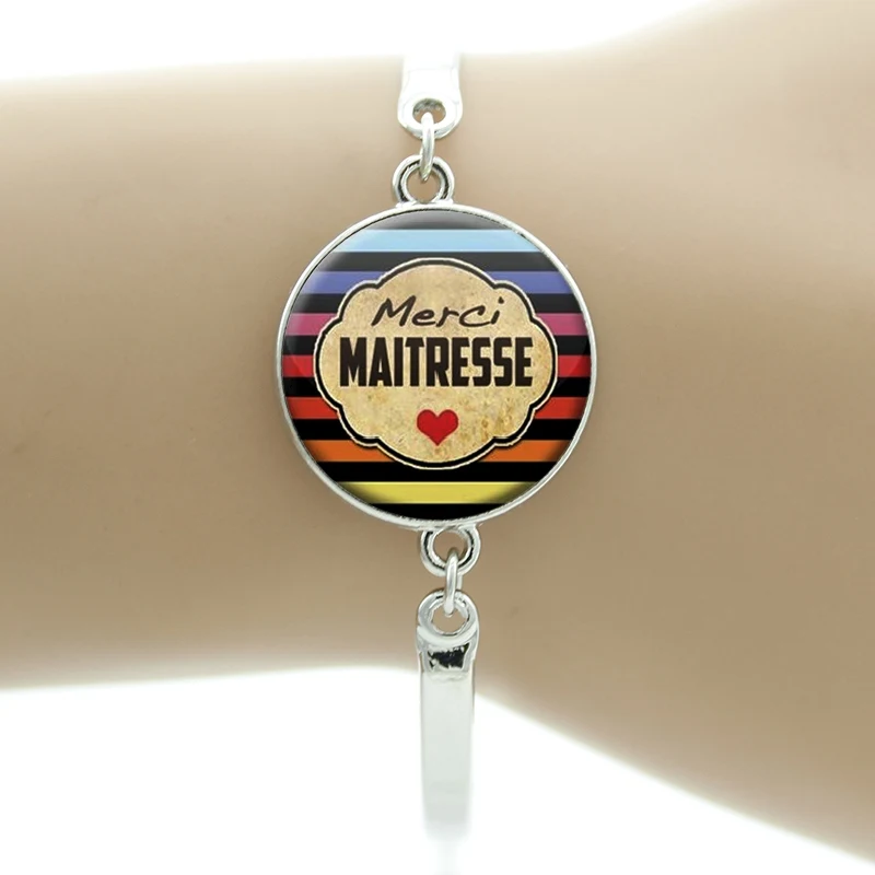 TAFREE, высокое качество, ручная работа, merci maitresse браслеты, супер maitresse, женский браслет,, новая мода, подарок на День учителя CT299 - Окраска металла: CT304
