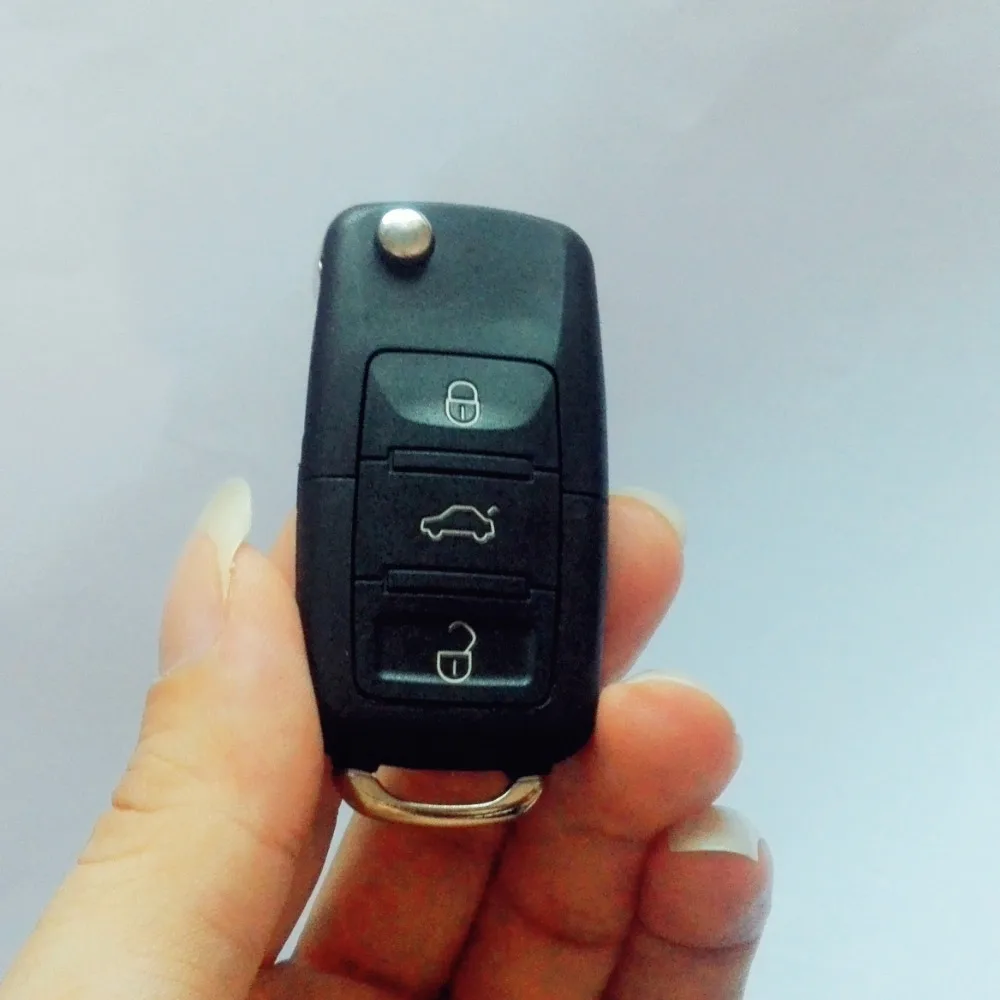 5 шт./лот с логотипом складной Автомобильный откидной пульт дистанционного