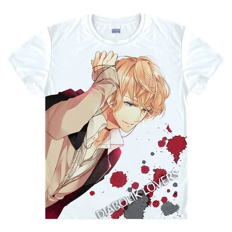 DIABOLIK LOVERS Футболка s kawaii для костюмированной вечеринки по японскому аниме
