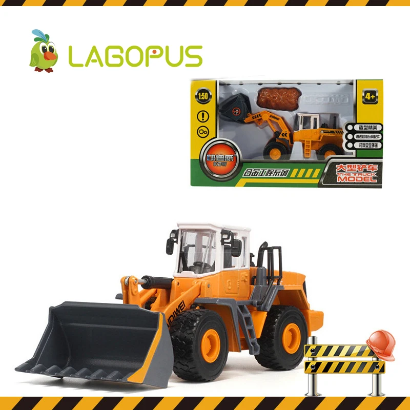 Lagopus 1:50 из металлического сплава ABS Мини строительная техника бульдозер модель