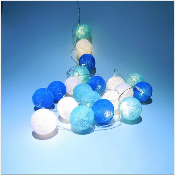 Гирлянда светодиодная с хлопковыми шариками 20 светодиодов|led battery string lights|led poweredled