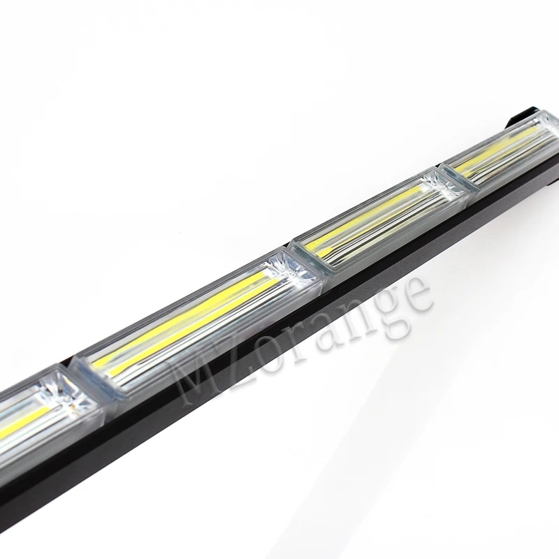 MZORANGE 59 см 12 V/24 V COB автомобиль грузовик светодиодный строблампа предупреждение свет бар стайлинга автомобилей пожарные полицейские аварийных работ Туман лампа