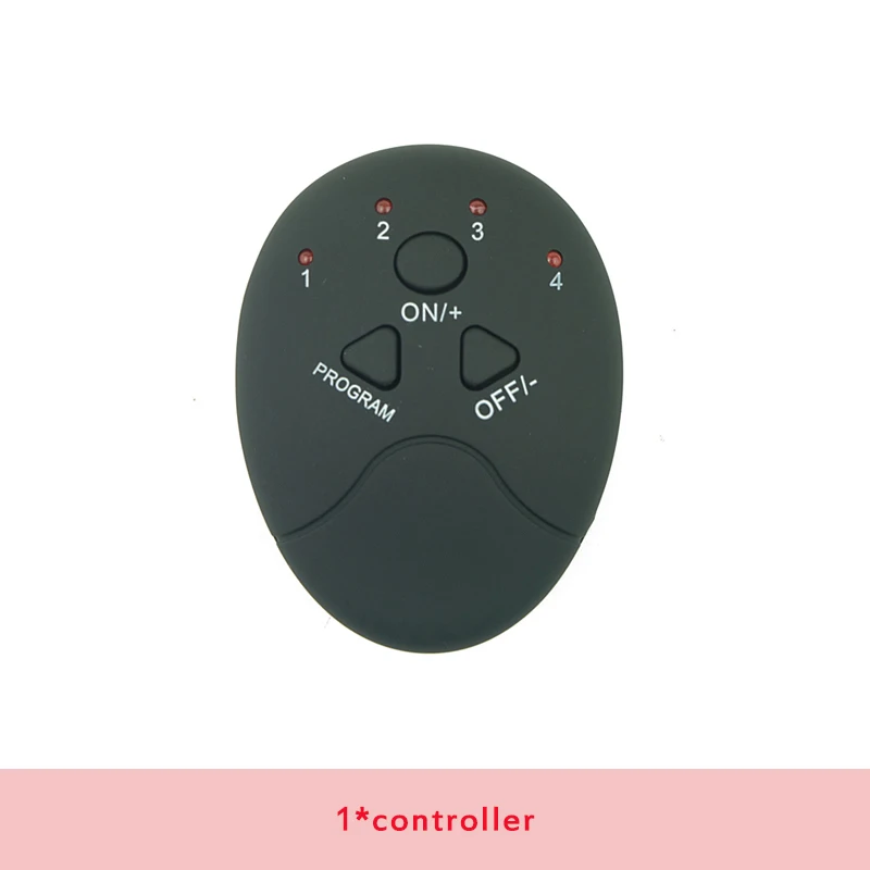 1pc Controller Стимулятор мышц беспроводной EMS Стимуляция тела похудение брюшной мышцы тренажер тренировочное устройство красота машинный массажер для тела - Цвет: 1pc Controller