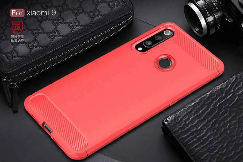 Чехол для Honor 10i, чехол из углеродного волокна 360, полная защита, чехол для телефона Huawei Honor 10 i, чехол, Прочный противоударный бампер, оболочка - Цвет: Красный
