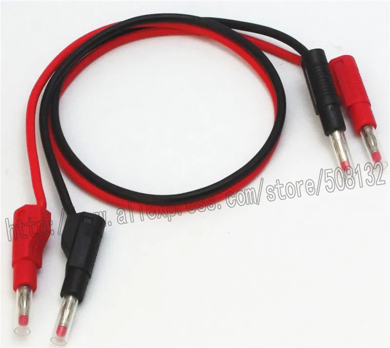 ПВХ испытательный провод 4 мм Штабелируемый штекер Банановая усадочная трубка