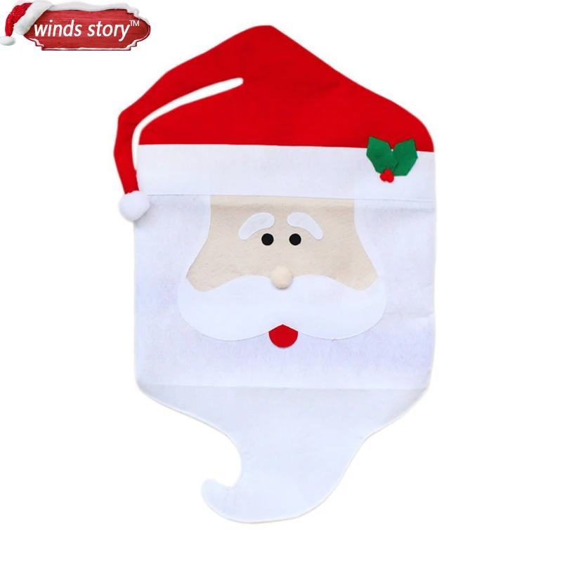 Чехлы на кресло Санты 2 шт. красные рождественские украшения | Дом и сад