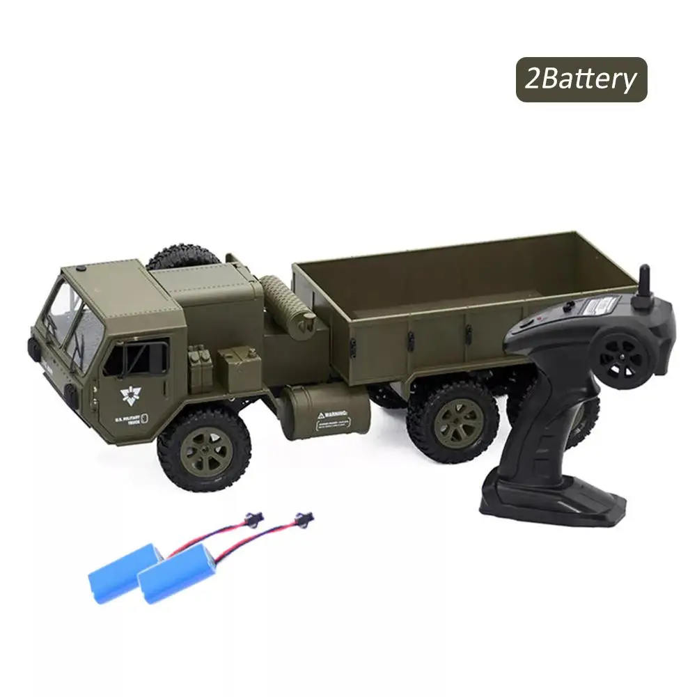 Fayee FY004A 1/16 2,4G 6WD RC автомобиль армии США Военный Грузовик РТР дистанционного управления транспортного средства на гусеничном ходу 6-колесный привод шкала RC военный грузовик - Цвет: B