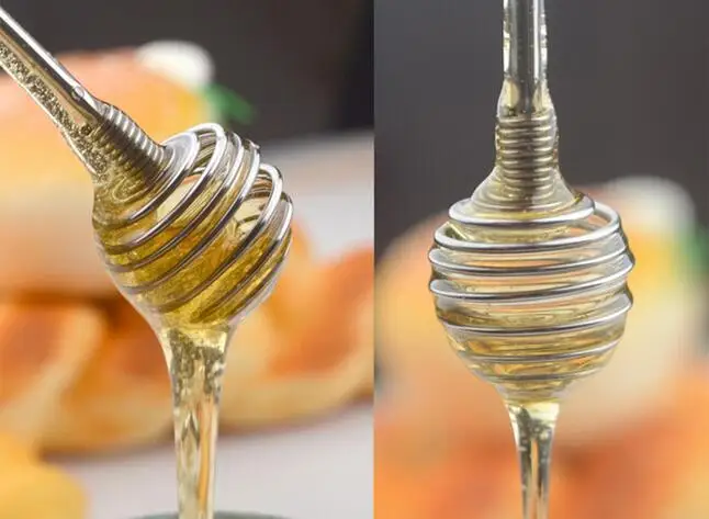 Модная Горячая нержавеющая сталь медовая ложка палочка для кухни взбивания яиц