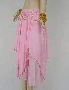 Юбка для танца живота шифоновая 1 шт./лот | Тематическая одежда и униформа