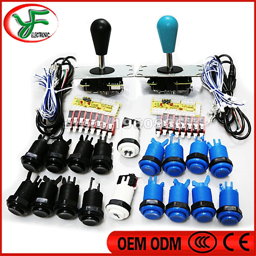 Аркадный шкаф набор для самостоятельной сборки Sanwa Style джойстик + Mame USB к ПК
