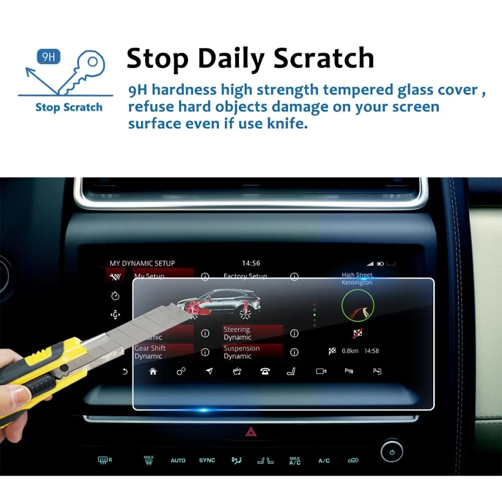 Экран-протектор для E-Pace Incontrol Touch Pro 10 2 дюйма 2018 закаленное стекло - купить по