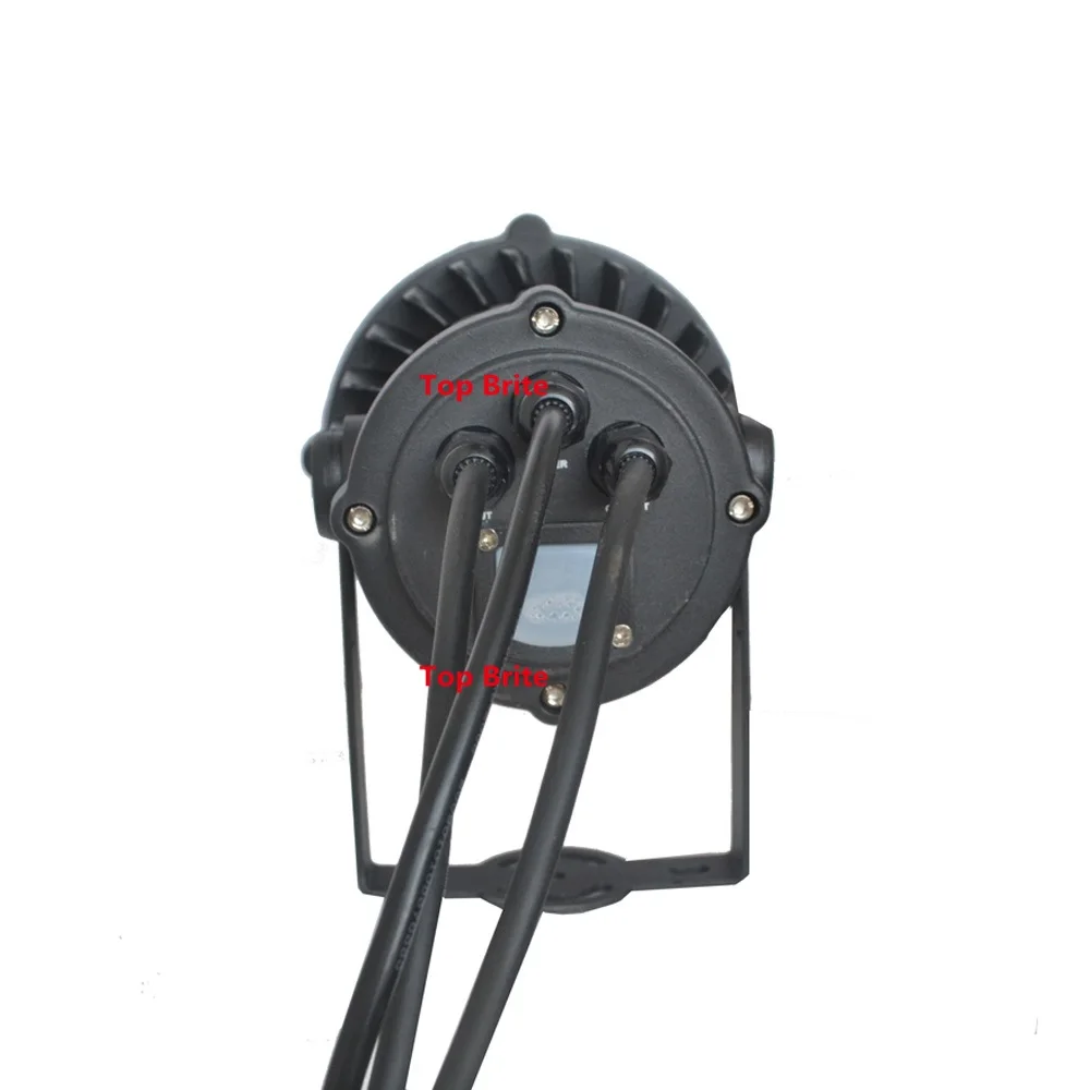 4xlot наружные Par огни 6X10W RGBW 4IN1 мини LED Банки IP65 DMX водонепроницаемый сценическое