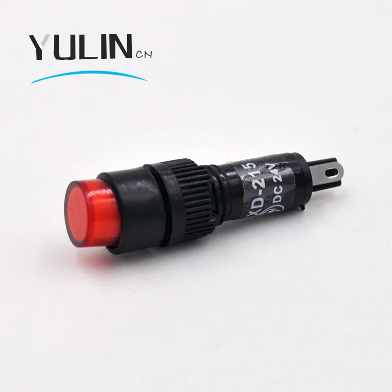 Фонарь со светодиодной лампой фонарь с отверстием 8 мм электрический индикатор 110