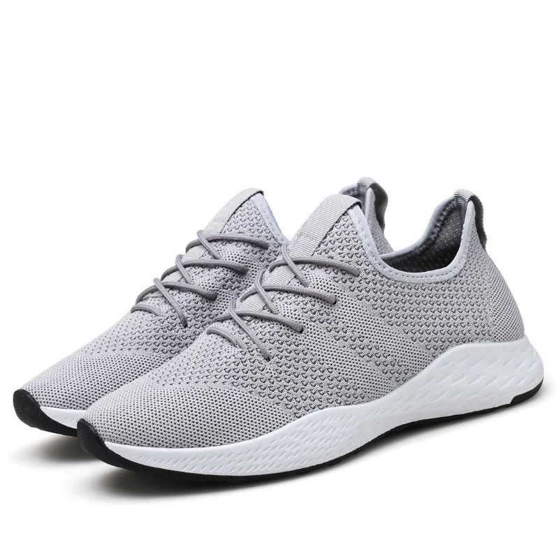 Gray B Bomlight/мужские вулканизированные кроссовки; коллекция года; дышащие мужские кроссовки в полоску для улицы; Мужская обувь; Zapatos De Hombre; размера плюс 47 - Цвет: Gray B