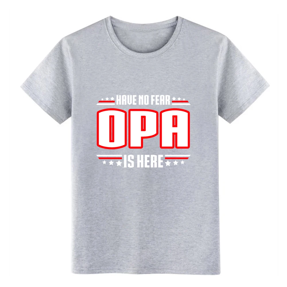 Мужская футболка Opa Have no fear opa is here awsome дизайнерская хлопковая Футболка