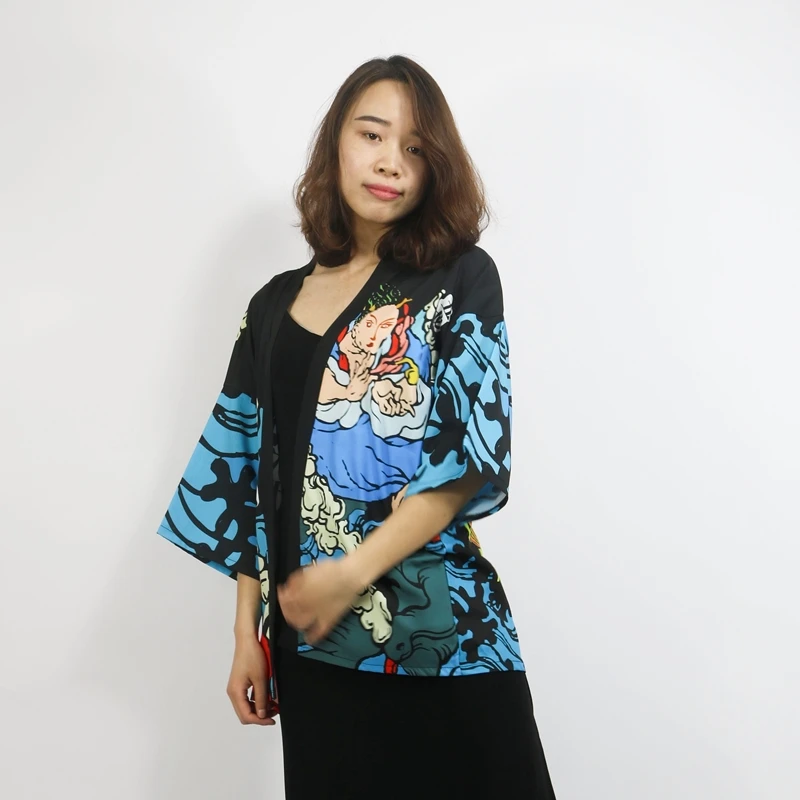 Женское кимоно yukata Длинная блузка в традиционном стиле модель FF001 2019|Одежда Азии