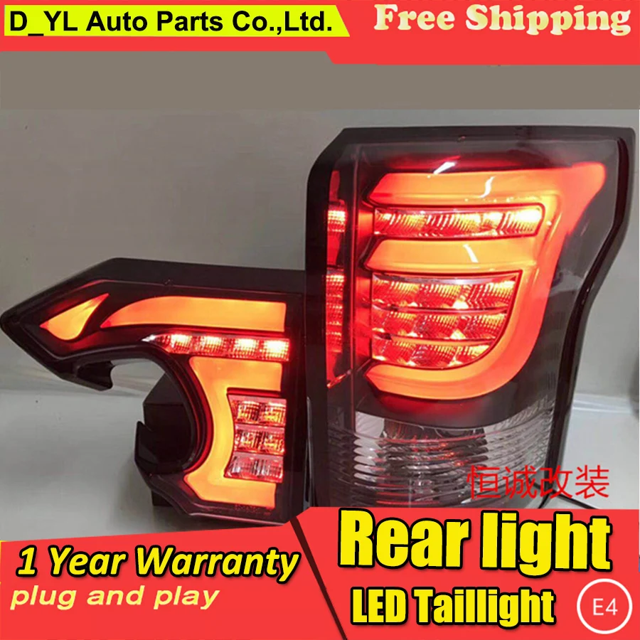 Автостайлинг для Ford F150 Raptor 2015 2017 американские задние фонари vertion светодиодный ные