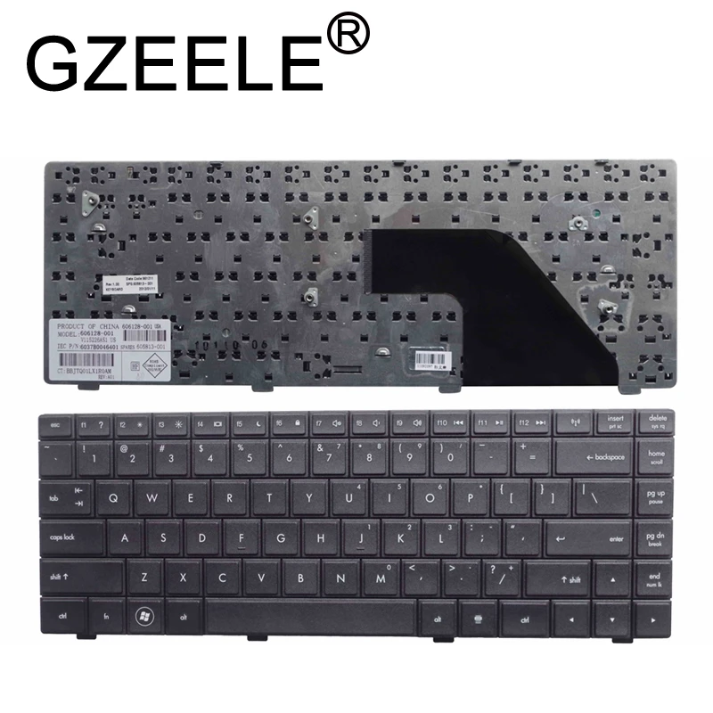 GZEELE США клавиатура для ноутбука hp Compaq 320 321 326 420 CQ320 CQ326 CQ325 CQ321 CQ420 CQ421 CQ325 CQ326 английская раскладка клавиатуры США черный