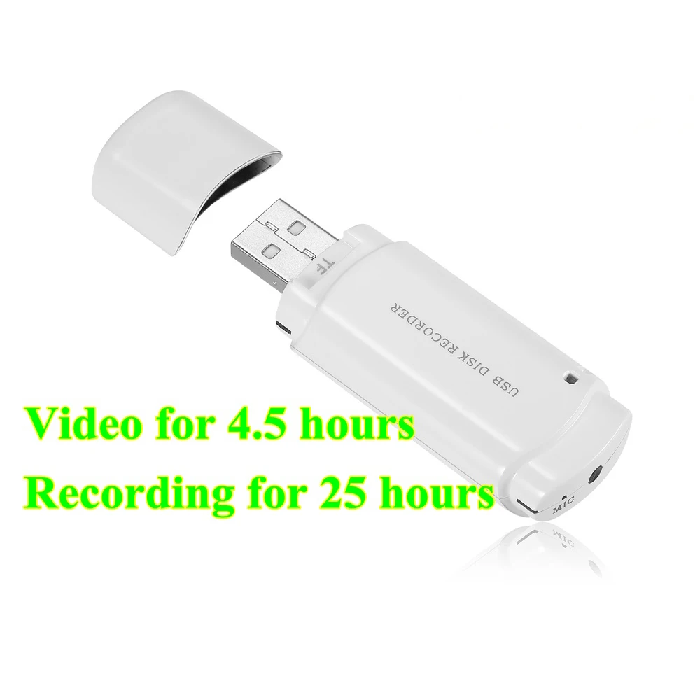 Usb видеорегистратор миниатюры видео Диктофон Видео 4 5 часов голосовой Поддержка