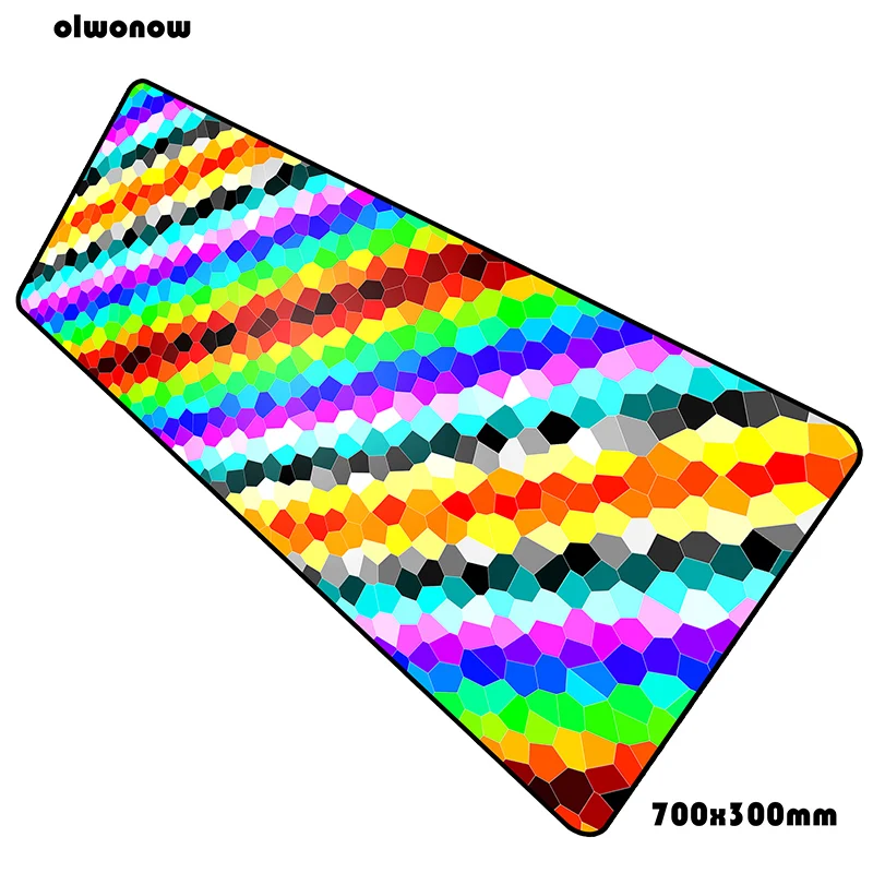 Size 700x300x2mm Rgb коврик для мыши 70x30 см игровой коврик для мыши Аниме 3d офисный notbook Настольный коврик большой padmouse игры pc gamer коврики - Цвет: Size 700x300x2mm