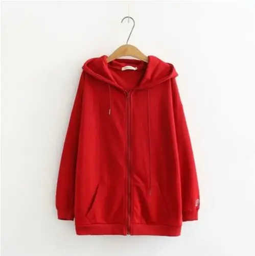 Red wine Большие размеры XL-4XL женские толстовки и кофты весна-осень зимние свободные тонкие махровые с длинными рукавами guard одежда женский - Цвет: Red wine
