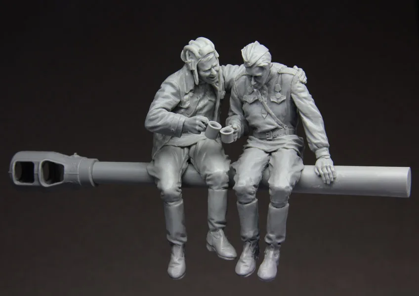 1/35 наборы моделей фигурок из смолы красные армейские танкеры во время отдыха 1943-45