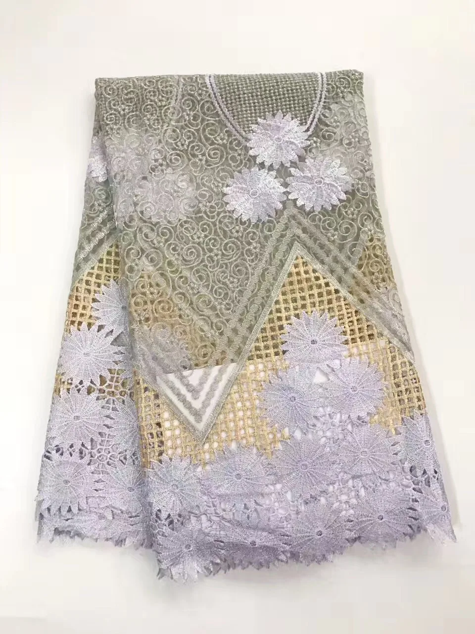 Новинка нигерийское кружево 2019 люверсы швейцарская Вуаль в швейцарском стиле