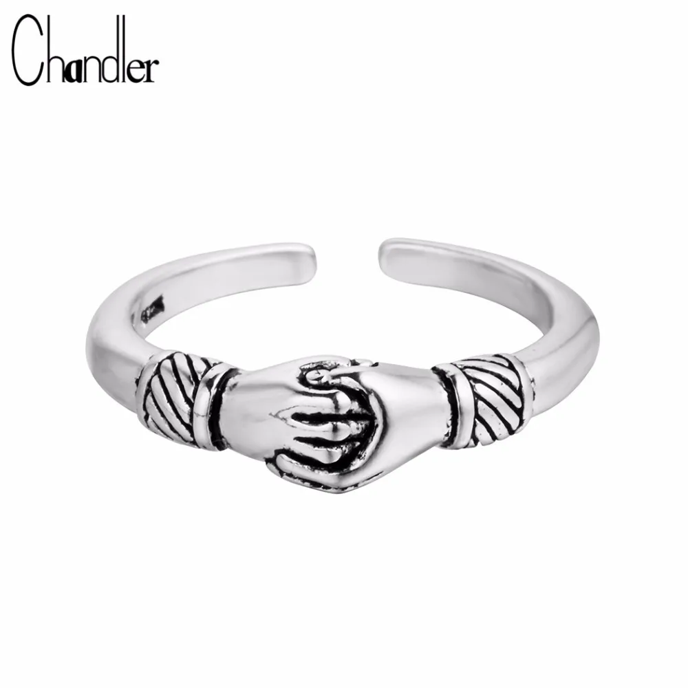 Chandler 1 шт. новые крутые антикварные кольца для женщин Ретро стиль свободный