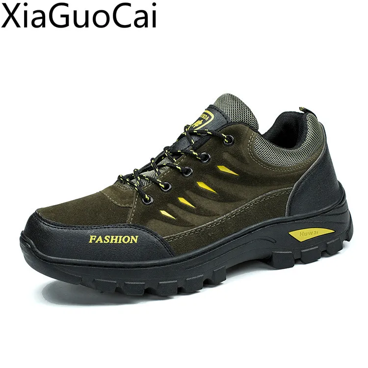 Высокое качество Для мужчин на открытом воздухе Пеший Туризм обувь нескользящей
