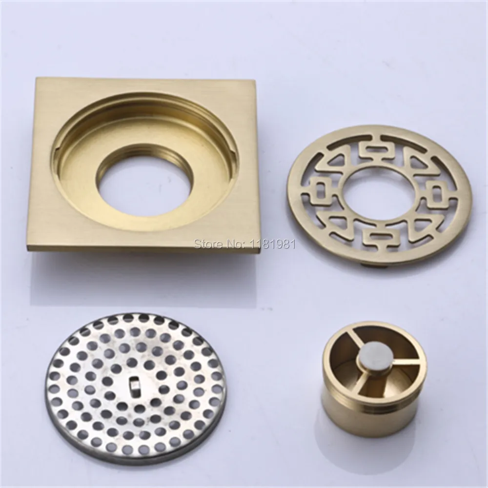 Канальный дренаж для душа удаление запаха пола с китайскими иероглифами