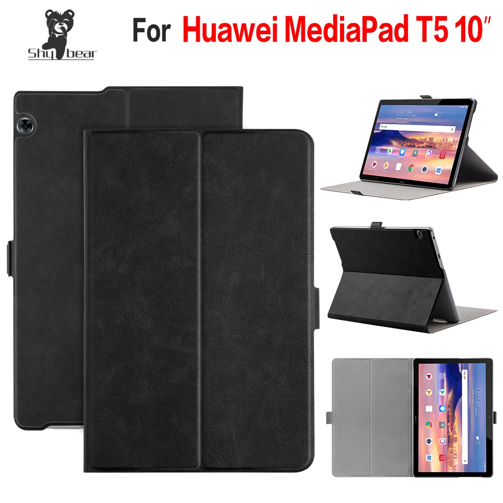 Из искусственной кожи чехол для huawei MediaPad T5 AGS2 W09/L09/L03/W19 фундамент крышка Mediapad 10 +