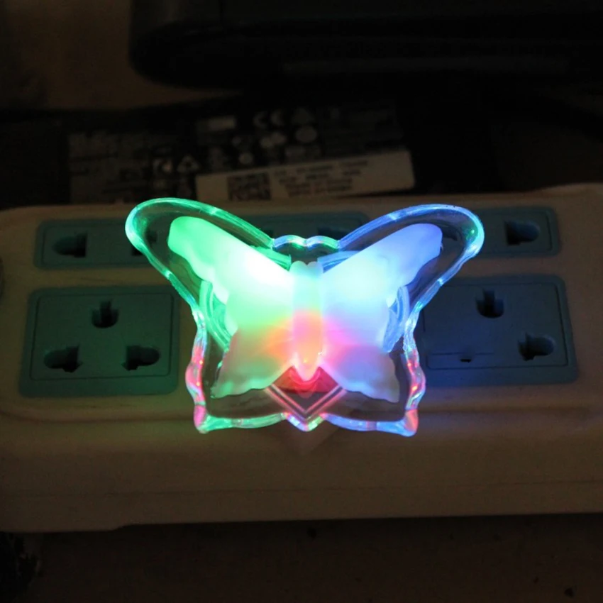 Творческий Бабочка Форма плафонная лампа Красочный светодиодный ночной
