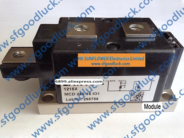 MCD255 16IO1 Тиристорный Модуль тиристорный/диодный модуль SCR 1600V 2x250A Y1 CU вес (Типичный