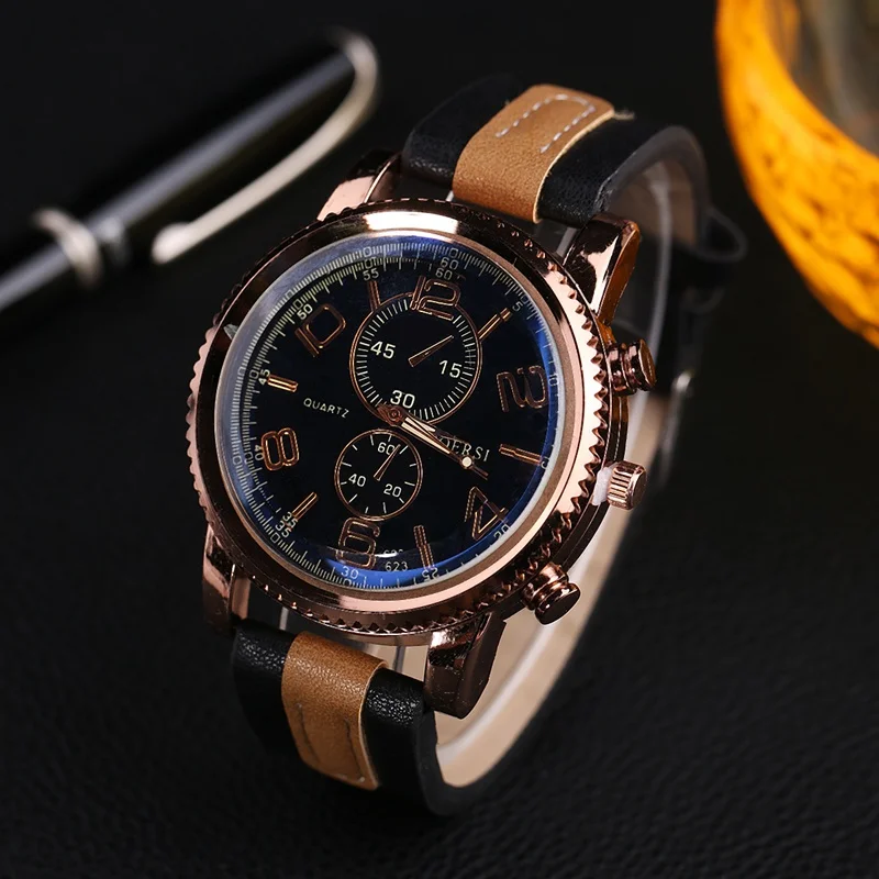 2019 Новое поступление мужские часы Топ бренд Роскошные Бизнес Спортивные розовое