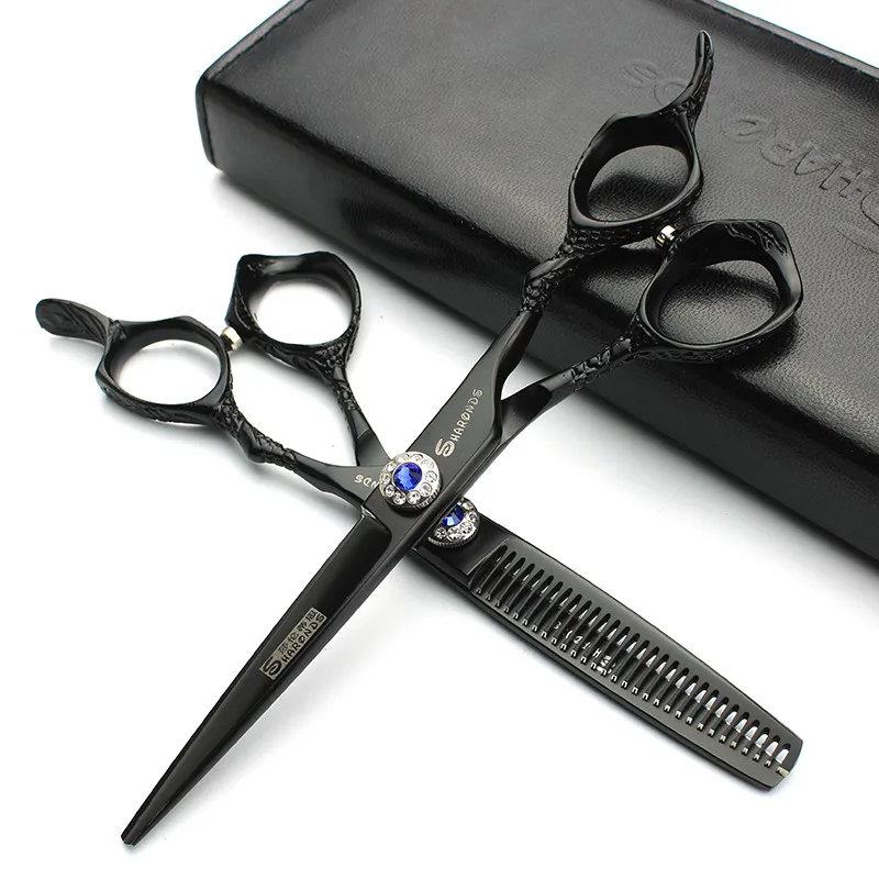 Серебряные ножницы для волос 6 дюймов японские парикмахерские филировочные