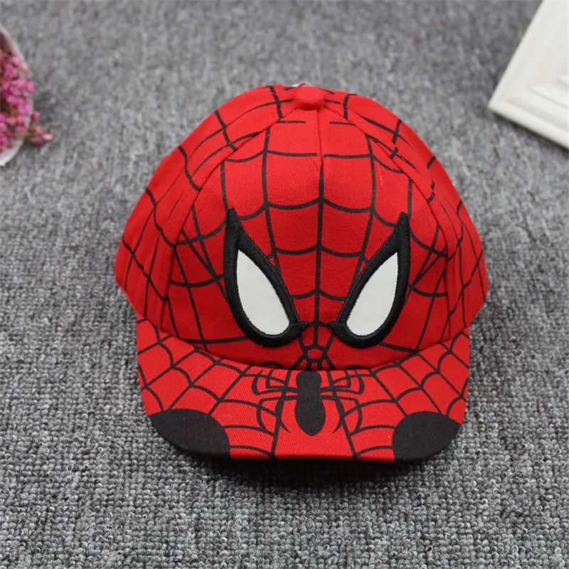 ALLKPOPER Человек-паук мультфильм детей вышивка хлопок детская бейсбольная кепка