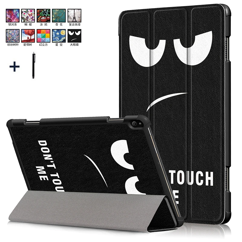 Case For Lenovo Tab P10 TB-X705F TB-X705L 10.1'' Flip Cover Smart Magnet PU Leather Capa Funda Coque+Stylus | Компьютеры и
