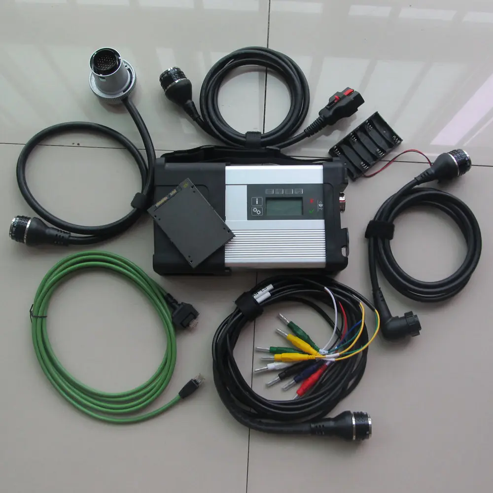 Мультиплексор MB Star C5 Car Truck SD Connect DOIP WIFI Diagnosis с программным обеспечением SSD в