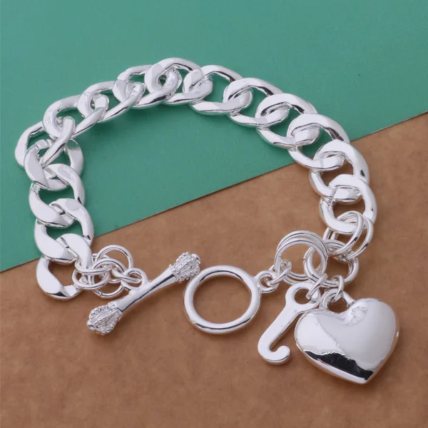 Женский браслет AH236 из стерлингового серебра|jewelry findings sterling silver|jewelry printjewelry clean |