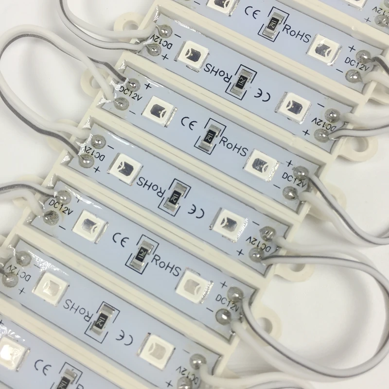 Светодиодный светильник, модуль для вывески, буквы канала, DC12V SMD4040, 2 светодиодный, 36 мм* 9 мм, без отверстия для установки, 3 м, лента и установка клея